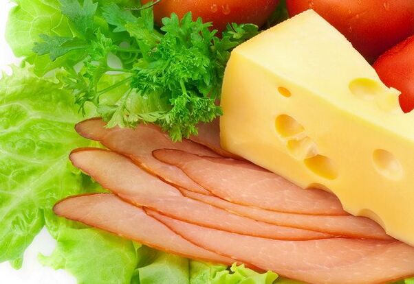 fromages, viandes et légumes pour le régime Dukan